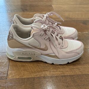 Nike Air Max Women's Sneakers - Light Pink and Beige
